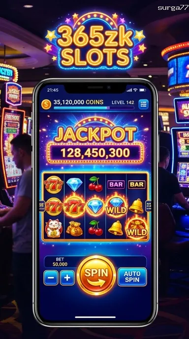 Cuplikan layar menu unduhan surga77 untuk perangkat Android
